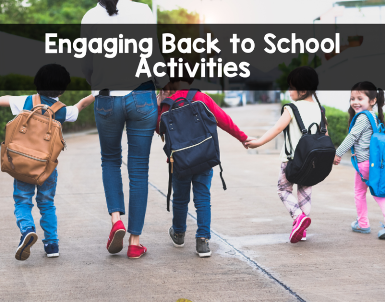Engaging Back to School Activities