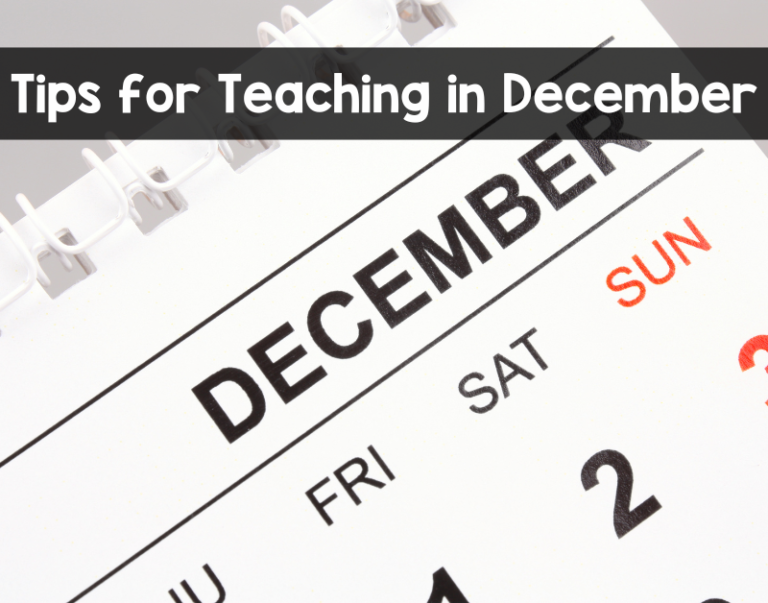 Teaching in December
