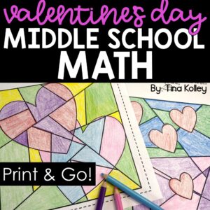 Valentine's Day Math Worksheets - 6th Grade
