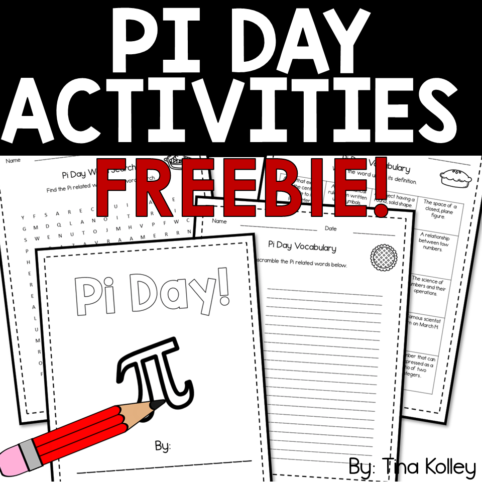 Pi Day Activities Freebie Teach With Tina