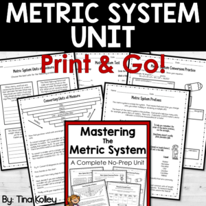 Teaching the Metric System Full Unit