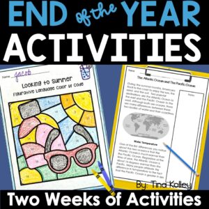 End of the Year Activities for 5th Grade