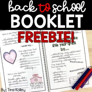 Back to School Welcome Booklet