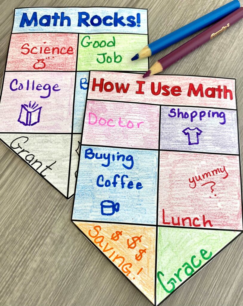 Back to School Activities for 6th Grade Math