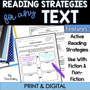Free eEading Strategies for any text