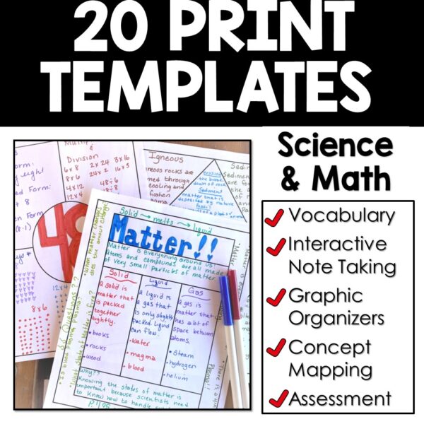 One Pager Mega Bundle - One Pager Book Reports - One Pagers for Upper Elementary - One Pager for Every Subject - Exit Tickets - Image 10