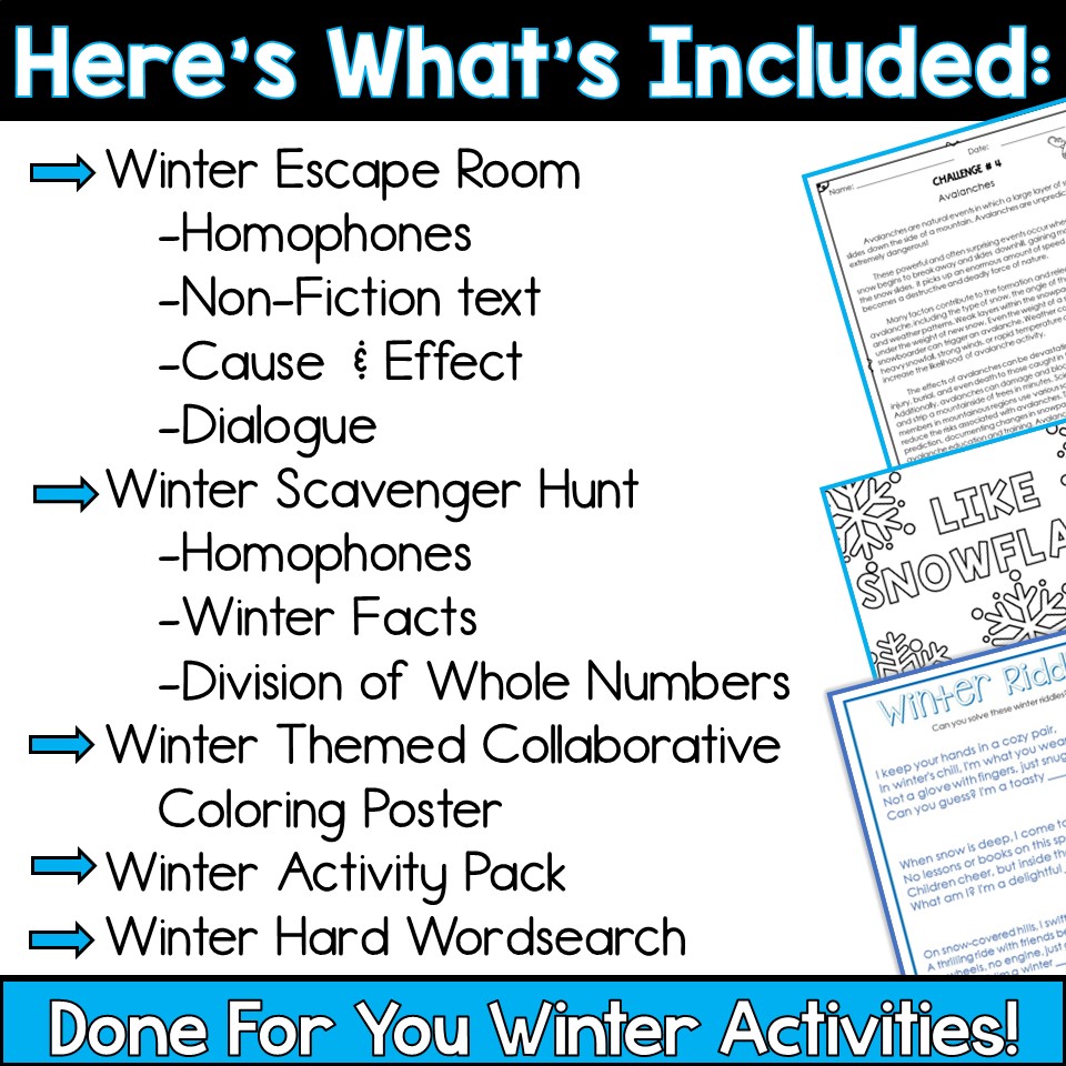 Winter Activity Ideas