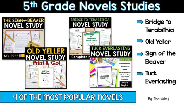 5th Grade Novel Studies - Image 2