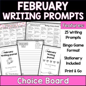 February Writing Choice Board February Choice Board Early Finisher Board