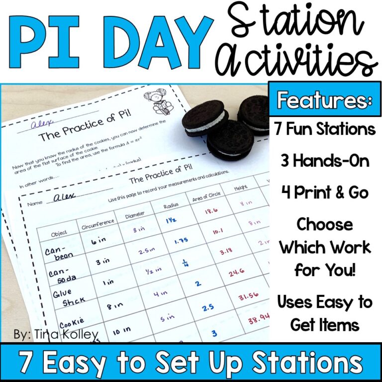 Pi day Hands-On Activities