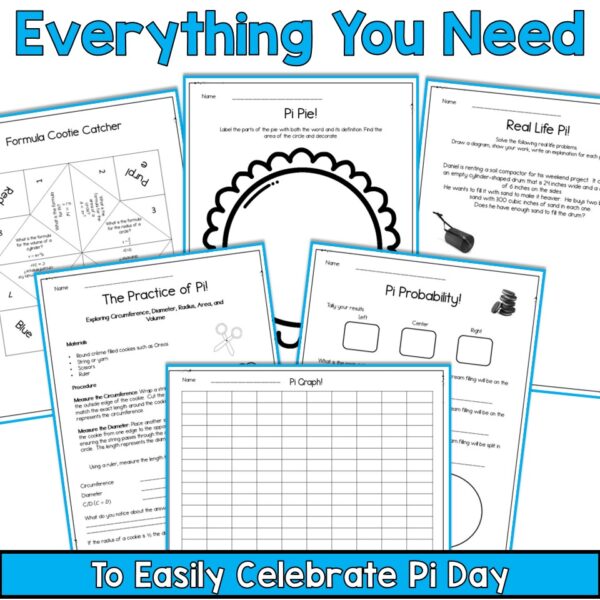 Pi Day Hands-On Activities - Pi Day Stations - Pi Day Activities - Image 4