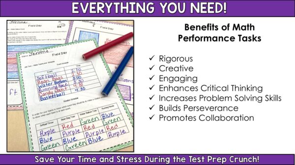 Math Performance Tasks - 5th Grade SBAC Test Prep - Math Project Based Learning - Image 7